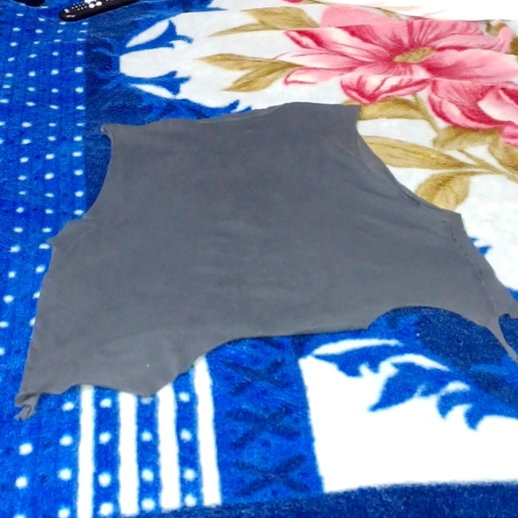 Jac Vanek Coffee and Flowers Relaxed Cotton Muscle Tee Top - Picture 6 of 6